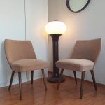 Pair Of Vintage Lounge Chairs, Easy Chairs, Made In Yugoslavia, 60s