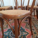 1 Of 6 Thonet Style Dining Chairs, Thonet n14 Chairs, Cane Dining Chairs, 80s