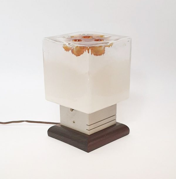 Vintage Murano Glass Table Lamp Toni, Murano Glass Table Lamp Vintage