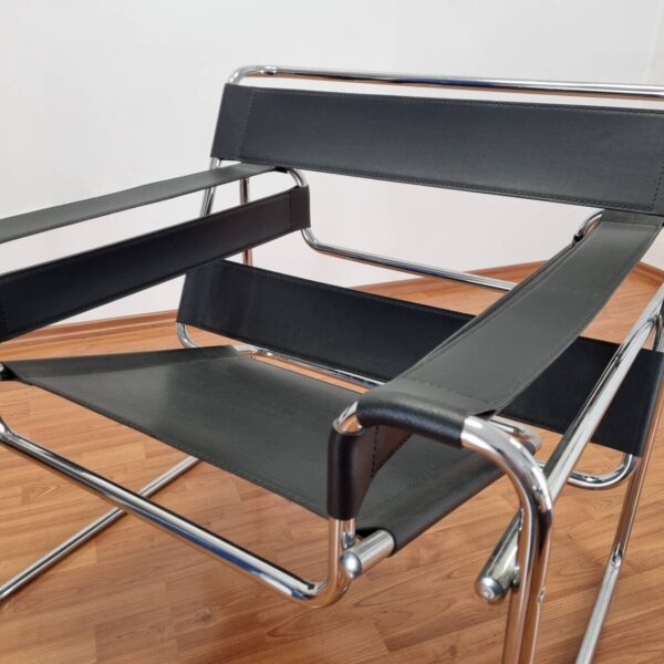 Vintage Marcel Breuer Wassily Chair, Italy, 80s
