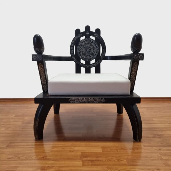 Antique Lounge Chair, Ettore Zaccari Design, 1910