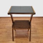 Mid Century Side Table, Vintage Teak End Table,Italy, 60s