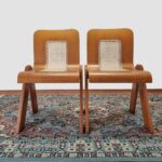 Set Of 4 Mid Century Modern Dining Chairs, Gigi Sabadin Design, Italy 70s