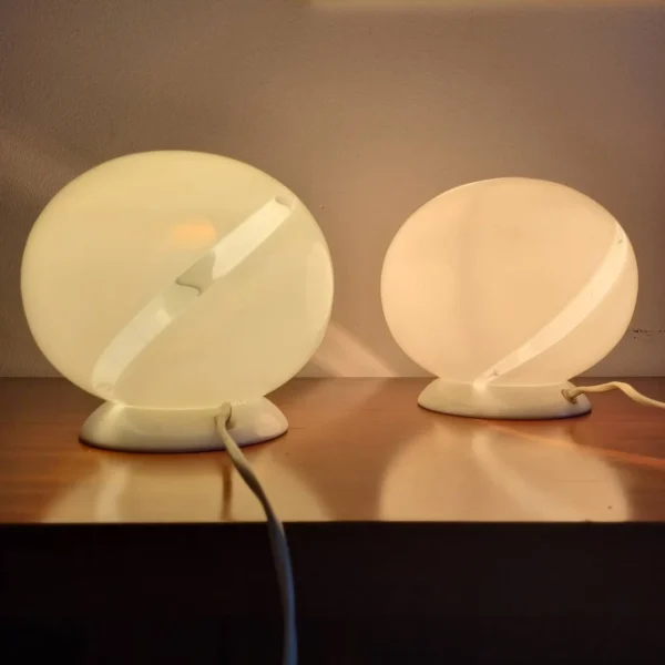 Pair Of Murano Glass Night Lamps, Italy 70s