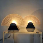 Pair Of Murano Glass Night Lamps, Italy 80s