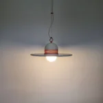 Mid Century Pendant Kitchen Lamp, Italy 80s