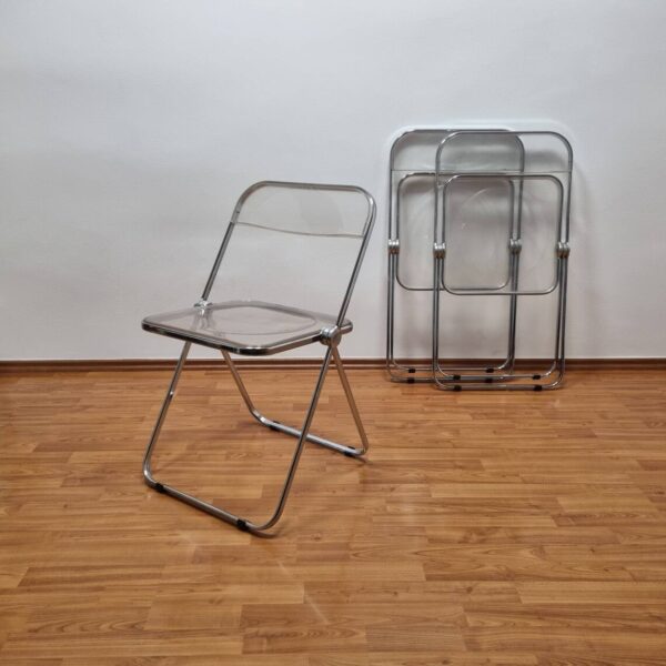 1 of 3 70s Folding Chairs Plia, By Giancarlo Piretti for Castelli, Italy