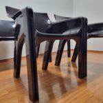 1 of 4 Gaudi Chairs By Vico Magistretti for Artemide, Italy 70s