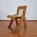Mid Century Modern Dining Chair, Gigi Sabadin Design, Italy 70s