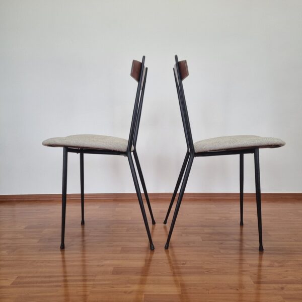 Pair Of Mid-Century Dining Chairs, Italy 50s