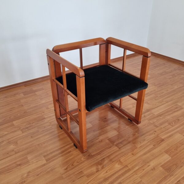 Post Modern Side / Dining Chair, Caccia Alla Volpe, Italy 80s
