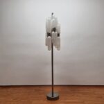 Vintage Murano Glass Floor Lamp Torpedo by Carlo Nason for Mazzega, Italy 70s