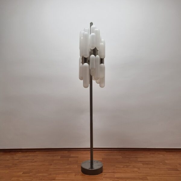 Vintage Murano Glass Floor Lamp Torpedo by Carlo Nason for Mazzega, Italy 70s