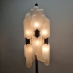 Vintage Murano Glass Floor Lamp Torpedo by Carlo Nason for Mazzega, Italy 70s