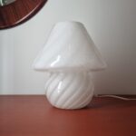 Vintage Murano Glass Night Lamp, Italy 80s