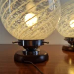 Pair Of Murano Glass Night Lamps, Italy 60s