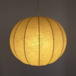 Mid Century Cocoon Lamp,Sphere Hanging Light, Globe Ceiling Lamp, Castiglioni Design,Italian Design, 60s
