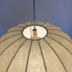 Mid Century Cocoon Lamp,Sphere Hanging Light, Globe Ceiling Lamp, Castiglioni Design,Italian Design, 60s