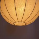 Mid Century Cocoon Lamp,Sphere Hanging Light, Globe Ceiling Lamp, Castiglioni Design,Italian Design, 60s