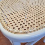 Pair Of Thonet Style Dining Chairs, Cane Chairs, Italy 90s