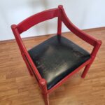 Vintage CARIMATE Chair by Vico Magistretti, Italy 60s