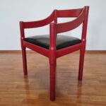 Vintage CARIMATE Chair by Vico Magistretti, Italy 60s