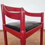 Vintage CARIMATE Chair by Vico Magistretti, Italy 60s