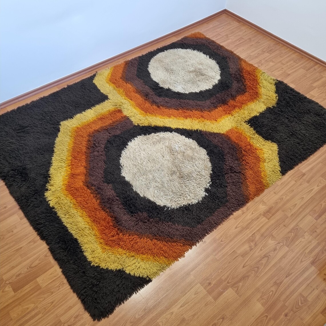 Vintage Space Age Rug, Desso Rug, Netherlands 70s