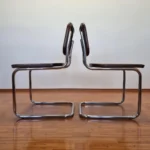 Pair Of Mid Century Modern Marcel Breuer Cesca Chairs, Italy, 80s