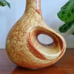 Vintage Bertoncello Vase By Robero Rigon, Italy 70s