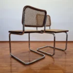 Pair Of Mid Century Modern Marcel Breuer Cesca Chairs, Italy, 80s