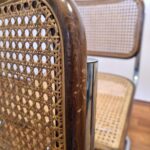 Set of 6 Mid Century Modern Marcel Breuer Cesca Chairs, Italy 80s