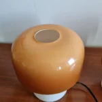 Pair Of Space Age Night Lights, Mushroom Table Lamps, H. Guzzini for Meblo, Yugoslavia 70s