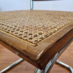 Set of 6 Mid Century Modern Marcel Breuer Cesca Chairs, Italy 80s