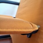 Pair Of Yellow T-Line Armchairs By Burkhard Voghterr For Arflex, 80s