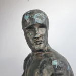 Mid Century Paper Mache Men Torso Sculpture, France 60s