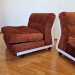 1 of 2 Mid Century Amanta Easy Chairs, Mario Bellini for C&B Italy '70s