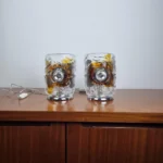 Pair Of Mid Century Modern Murano Glass Table Lamps, Italy 70s