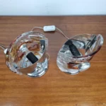 Pair Of Mid Century Modern Murano Glass Table Lamps, Italy 70s